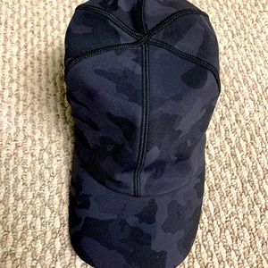 Lululemon Black Camo Running Cap